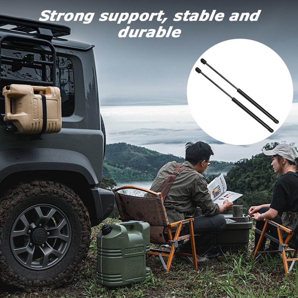 MOTRAIN Tailgate Gas Strut for Suzuki Alto 09-14 Nissan Pixo 09-13, Front Hood Lift Support Shocks, 2 Packages Black image number 6