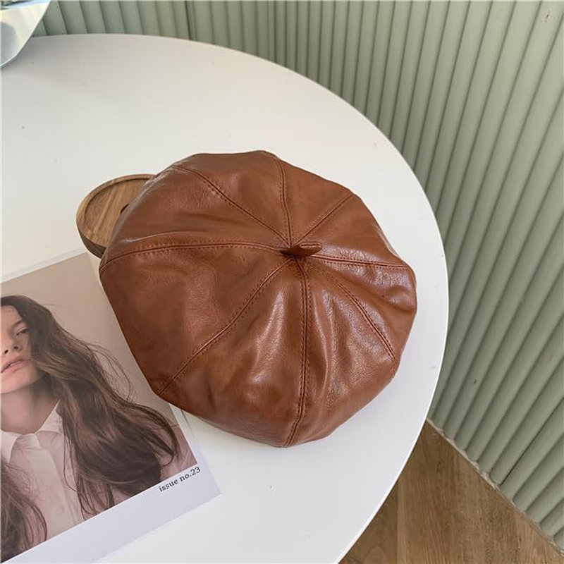 Women Visor Beret Newsboy Paperboy Painter Cap Hat Greek Fisherman Sailor Fiddler Hat image number 2