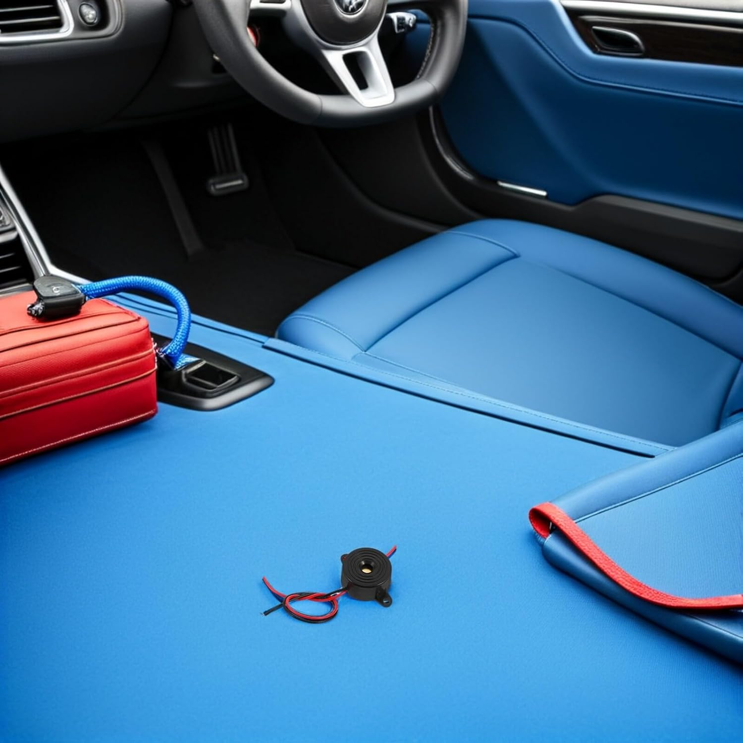 15PCS High Decibel Active Piezoelectric Buzzer -24V Electronic Alarm Buzzer Continuous Safety Alert for Physics Circuits Car Warning Systems image number 2