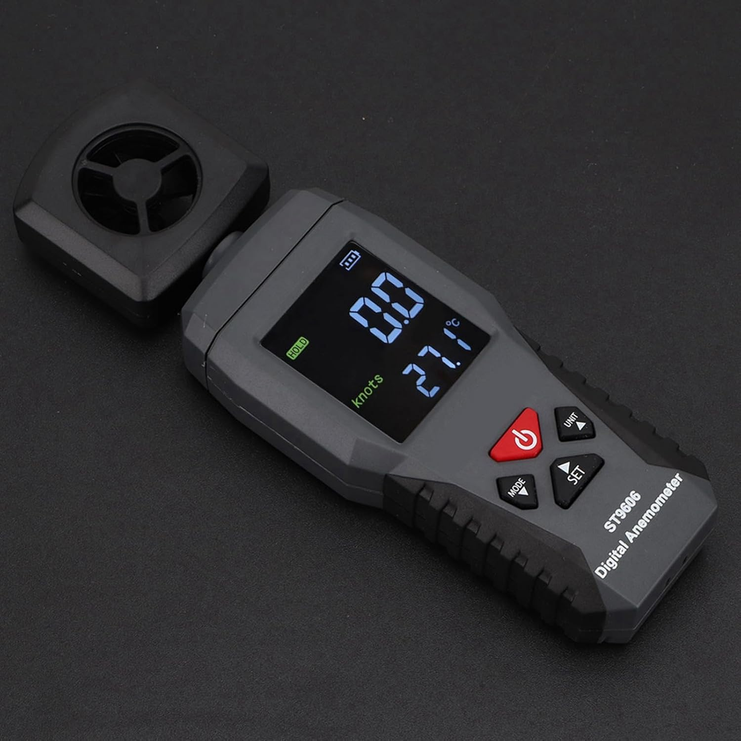 Haofy Portable Anemometer, LCD Display, Wind Speed Meter, Ideal for Hiking and Camping, Measures Velocity, Max Speed Alarm, 14F to 113F image number 5