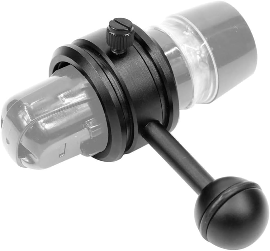 Laroal Diving Fill Light Clip Underwater Flashlight Ball Joint Diving Flashlight Clamp Underwater Photography Lighting Ball Head Clamp image number 5