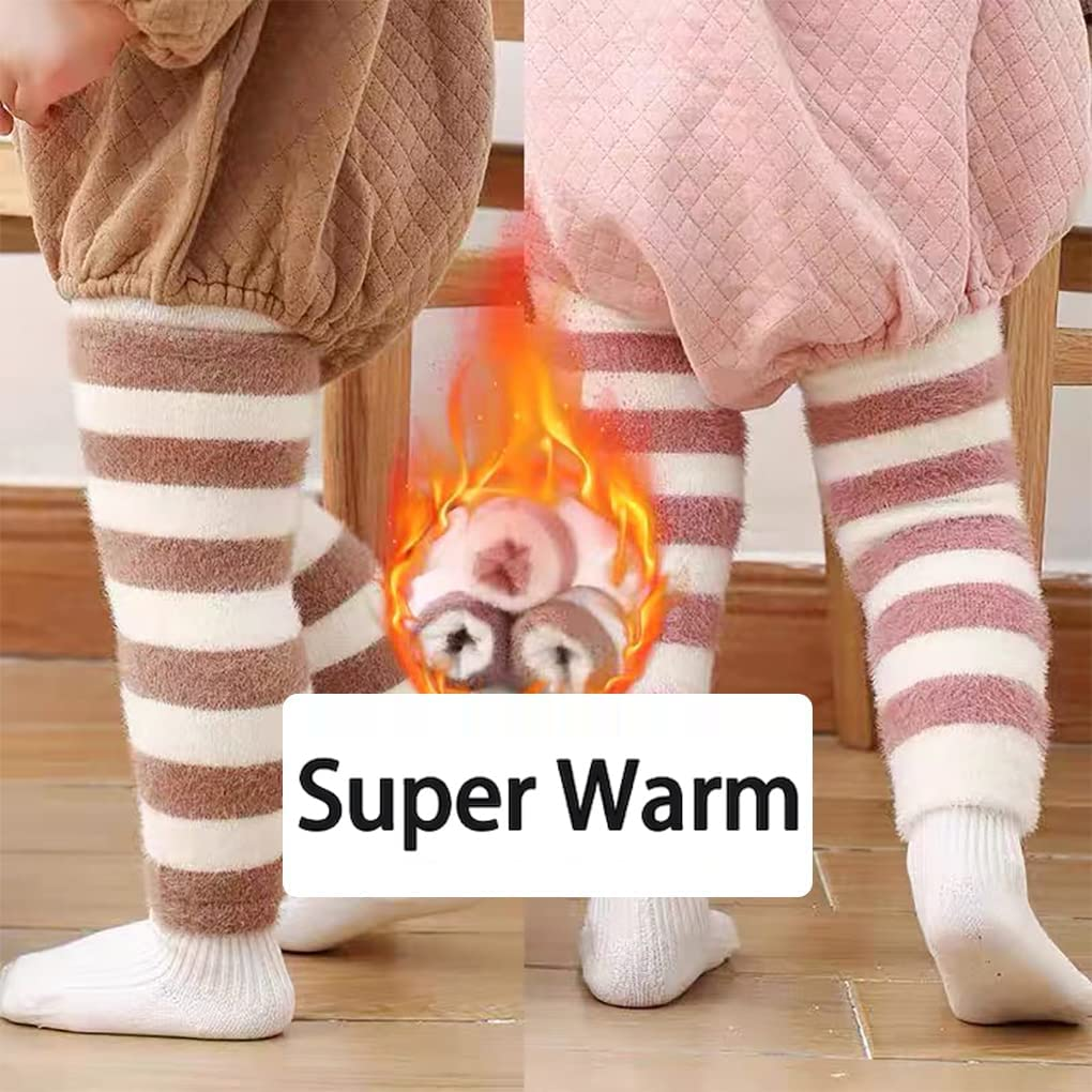 MOMSMENU Baby Leggings Winter Infant Leg Warmers 3-24 Months for Kids Boys Girls 5 Pairs image number 5
