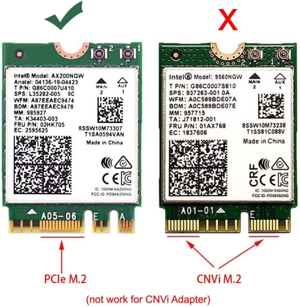 Chenyang M.2 Key-A NGFF to Mini PCI-E PCI Express Converter Adapter for 9260 8265 7260 AC Card image number 4