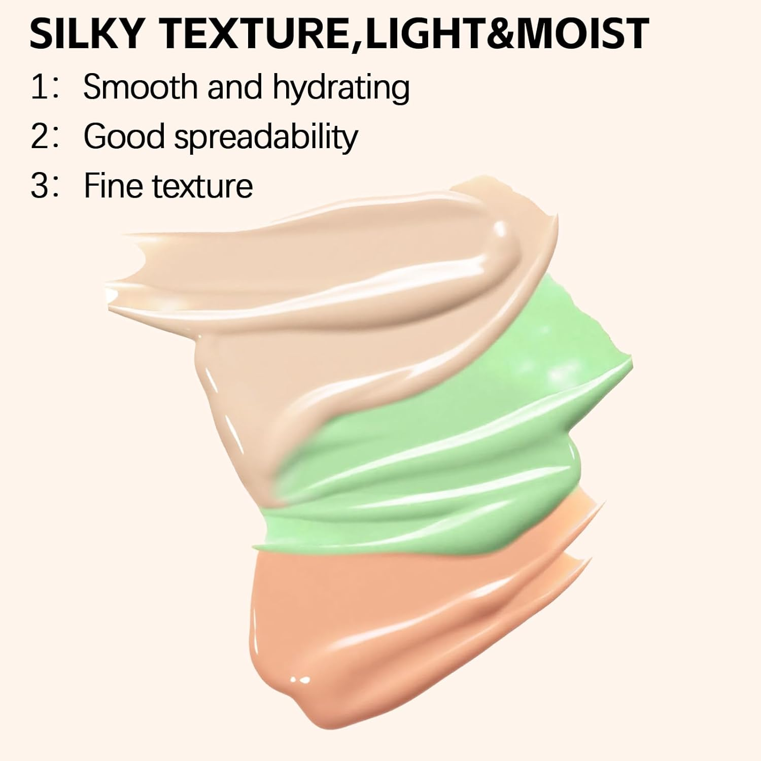 3Pcs Concealer Stick Set,Full Coverage,Lightweight Liquid Stick,Waterproof under Eye Concealer Stick for Dark Circles,Blemishes,Aging Spots,Acne,Freckles image number 2