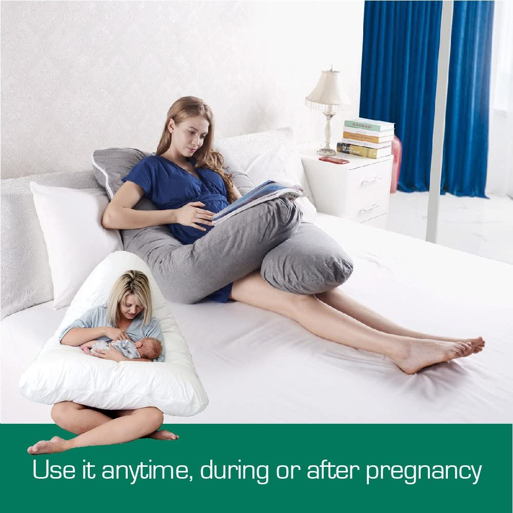 Australian Made Pregnancy/Maternity/Nursing Pillow Body Feeding Support (Pillowcase Included) (Lilac)