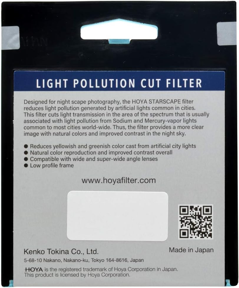 Hoya 58Mm Starscape Light Pollution Cut Filter image number 1