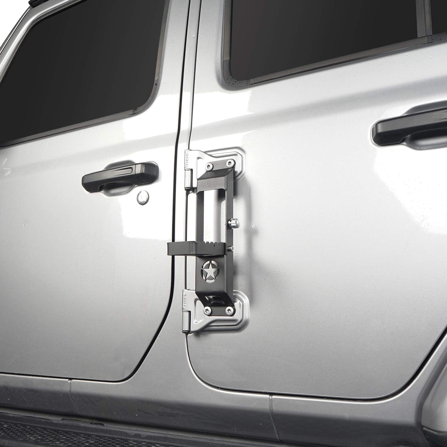 Hooke Road Star Sign (2 PCS) - Folding Style, Steel Material, White Color image number 1