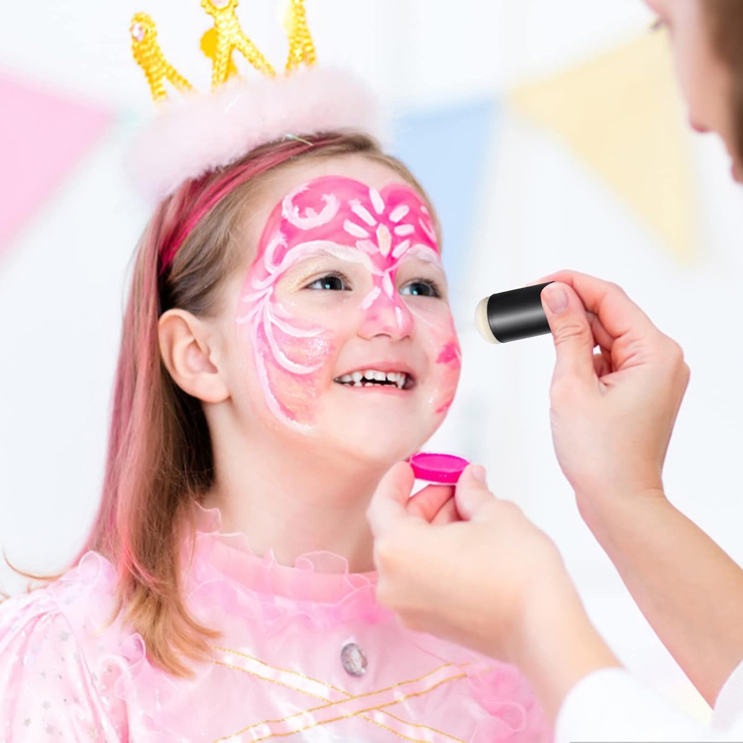 Prasacco 20 Pieces Finger Sponge Daubers, Finger Painting Sponge Craft Drawing Sponge for Arts Craft Painting Sponges for Painting Sponge Dauber for Painting Art Ink Crafts Chalk Card Making image number 4