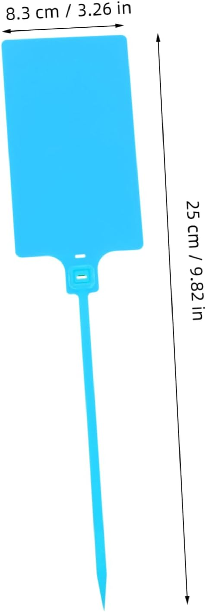 MUCKLILY 100Pcs Logistics Tag Plastic Labeling Tags for Cable Wire String Shipping Label for Luggage Shipping Travel image number 6