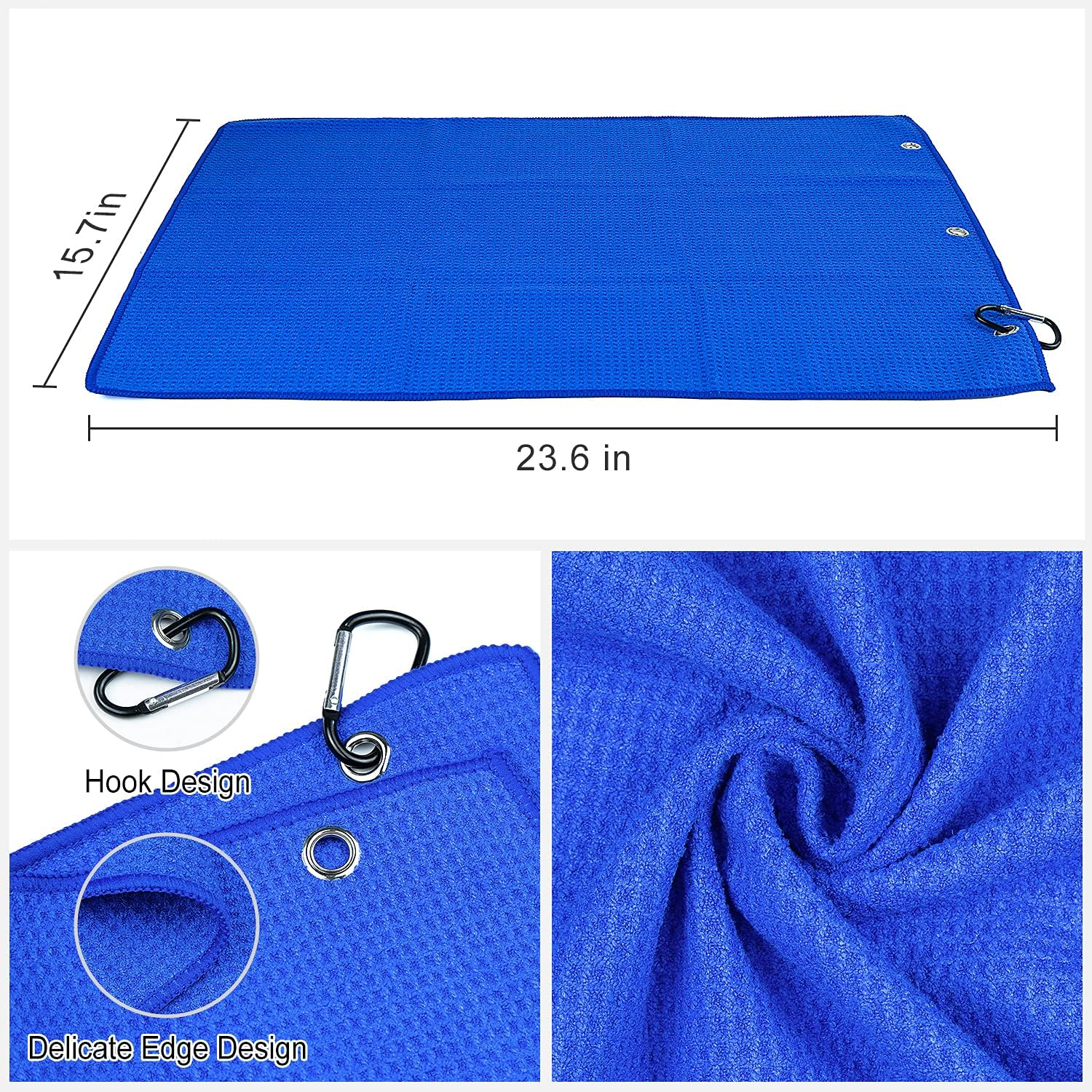 Golf Club Cleaner,Golf Towel,Golf Club Brush,Golf Club Groove Sharpener and Divot Repair Tool with Golf Pouch Bag,Golf Accessories for Men,Golf Ball Cleaner image number 6