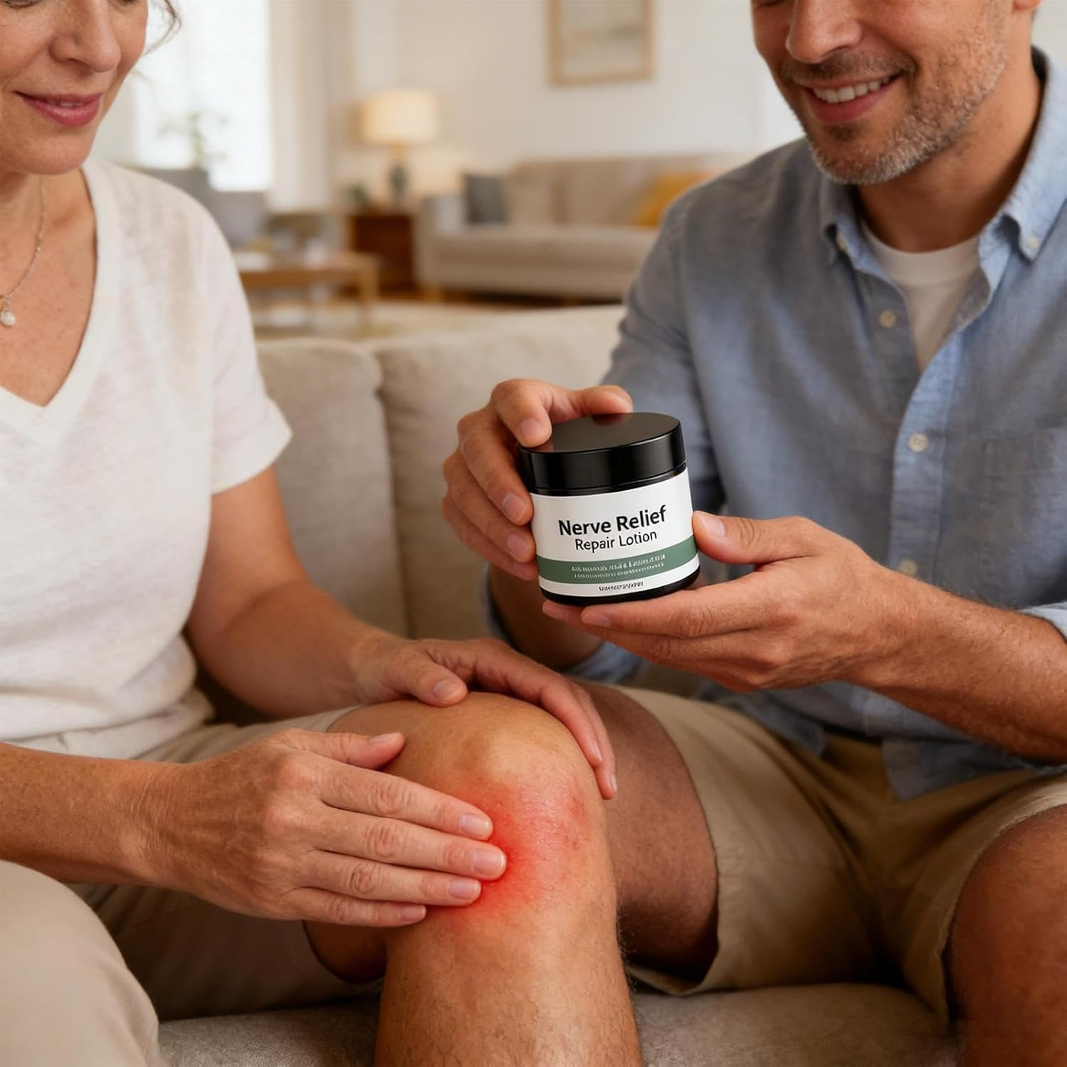 Nerve Relief Cream,Neuropathy Magnesium Lotion,Natural Shoulder Cream,Quick Absorption,For Body Muscles and Joints