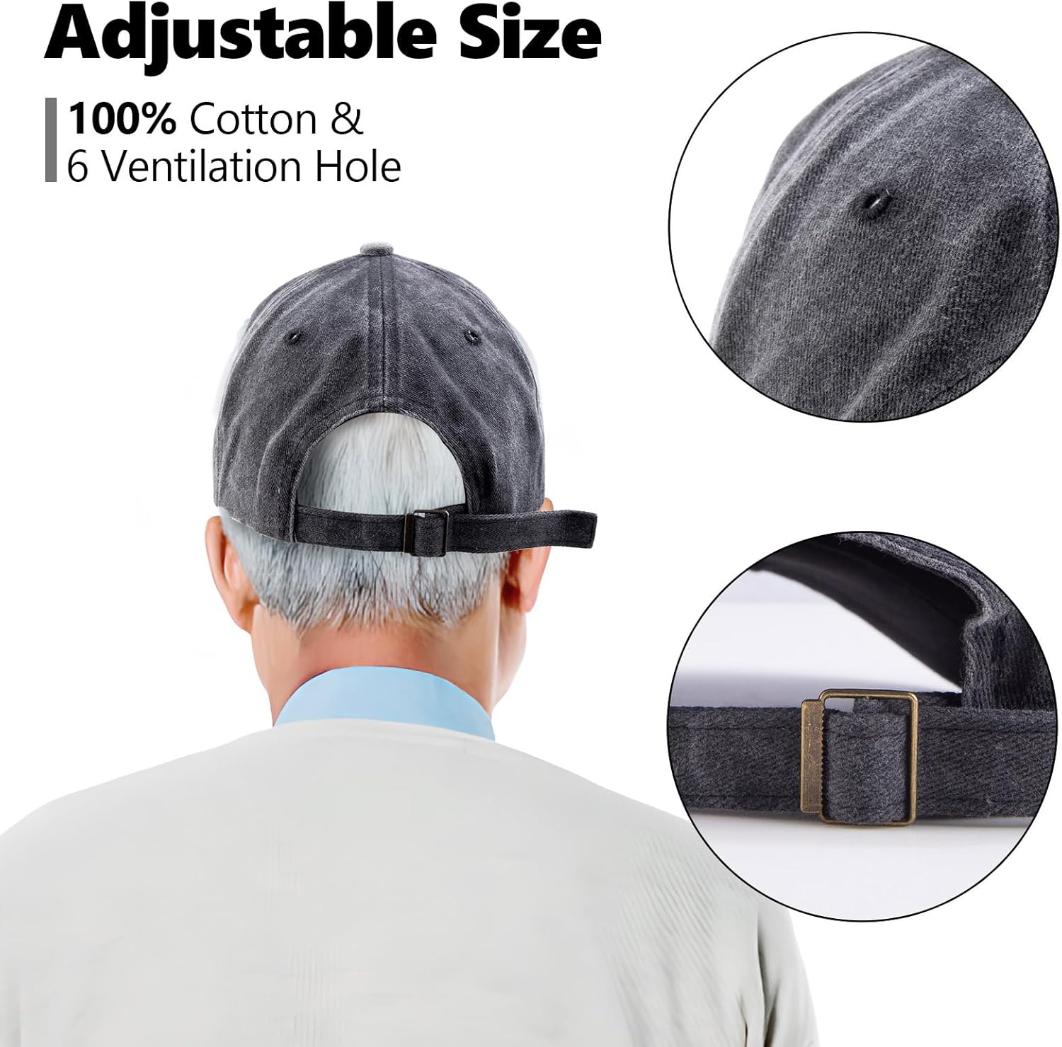 Belillpipi 30Th/40Th/50Th-70Th/80Th Birthday Cap for Men/Women - Dad/Grandad Gift | 1945-1995 Cap, Cotton Baseball Cap