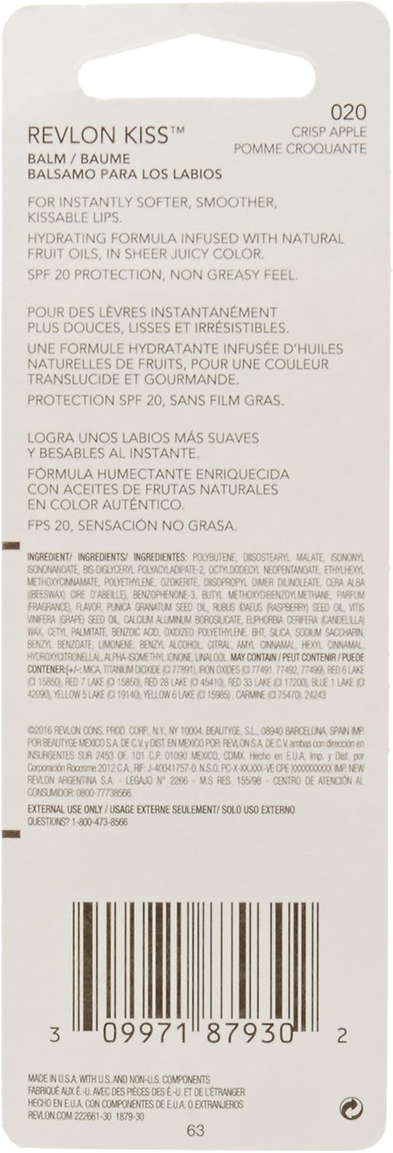 Revlon Kiss Lip Balm, 020 Crisp Apple image number 2