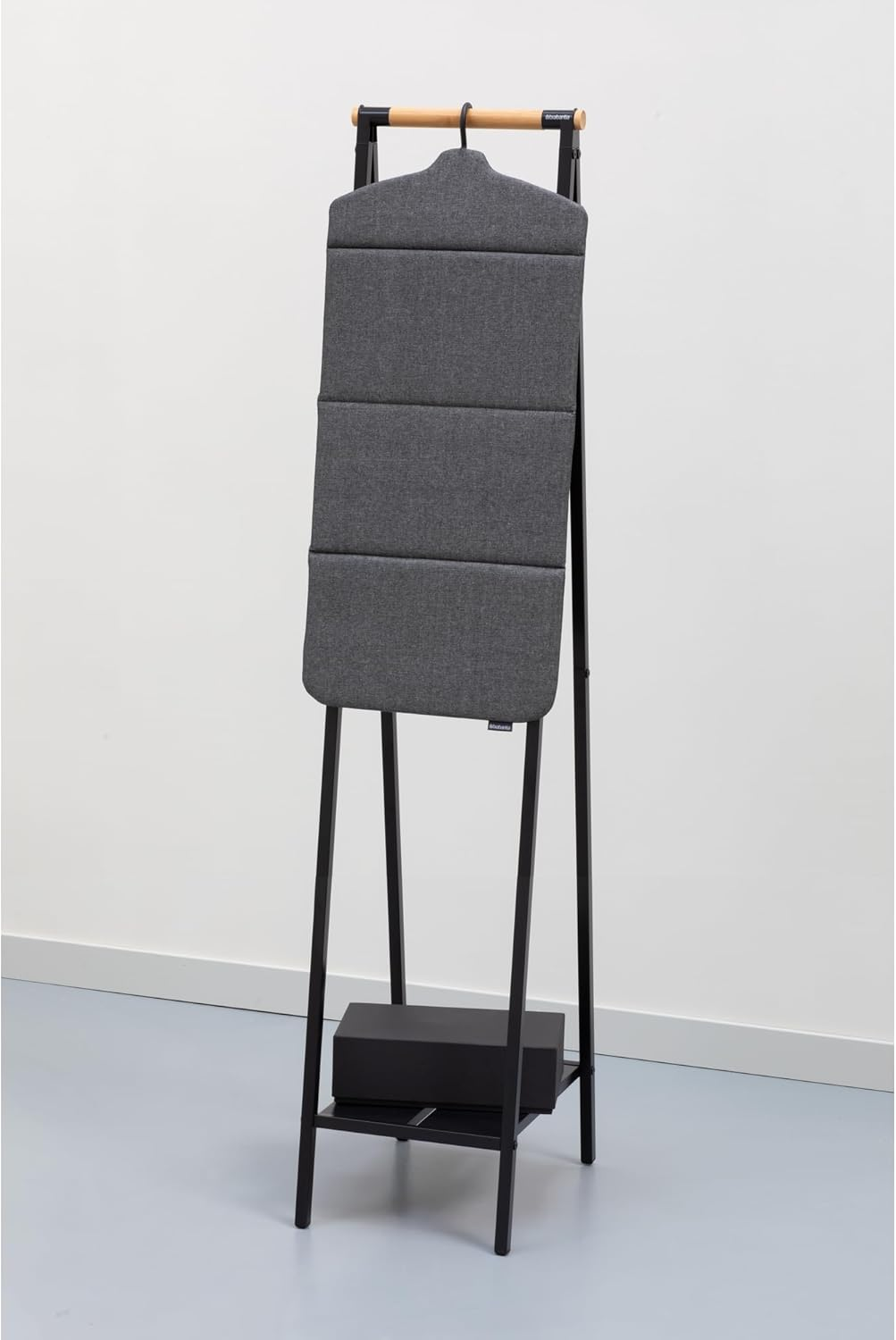 Brabantia - Foldable Steam Board - for High Pressure Clothes Steaming - Solid Heat Resistant Surface - Versatile Hanging Hook - Easier Steaming with Handheld Steamers - 40 X 85 Cm - Pepper Black image number 3