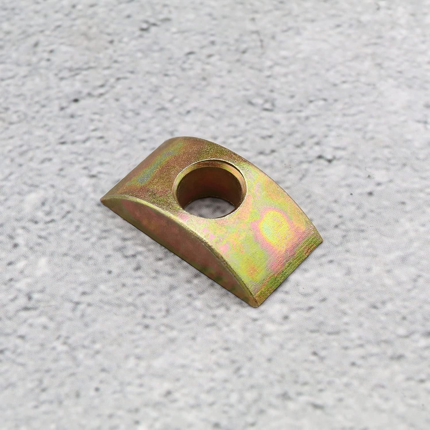 Emsea 40PCS Half Moon Nuts Furniture Connector Nuts Spacer Washer for Connect Furniture Bed Frame Wardrobe Cabinet Table Bunk Bed 8Mm Hole Diameter image number 2