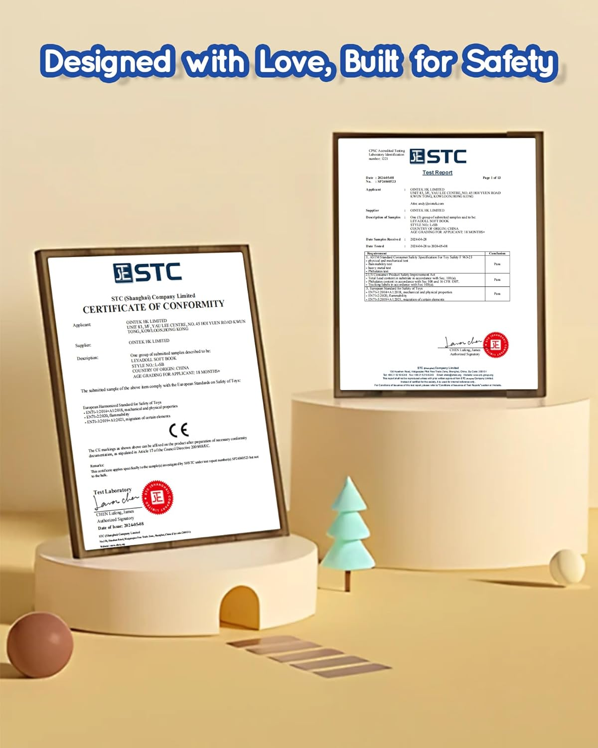 Leyadoll Interactive Sensory Soft Cloth Book, Educational Crinkle Quiet Activity Busy Book for Babies,Toddler Travel Toy 1-3 Year Old Boys and Girls (A Berry Special Day)