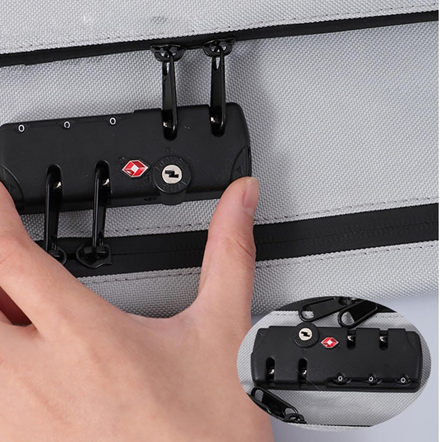 Locking Money Bag - Accessories Pouch,Double-Layer Wallet for Register Fashion Cash Notary Supplies Passports Bank Secure Storage Travel Business