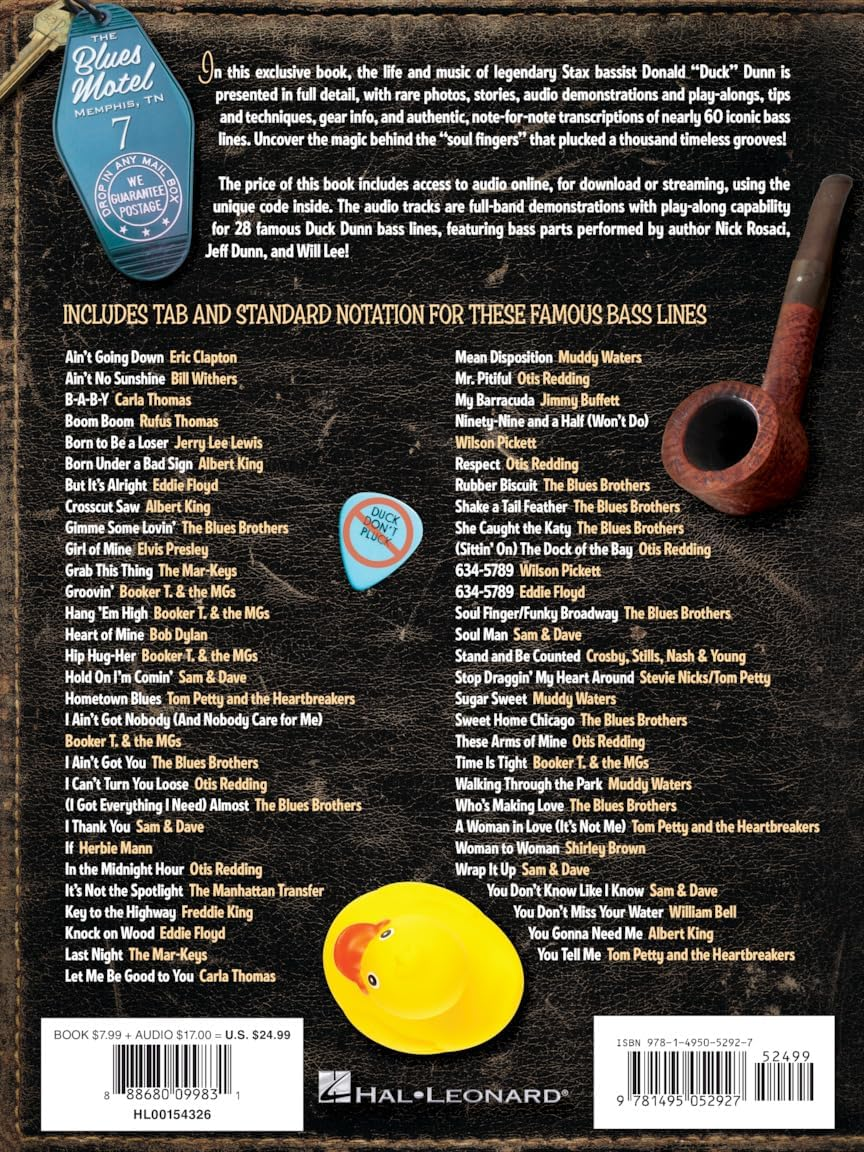 Hal Leonard Soul Fingers the Music and Life of Legendary Bassist Donald 'Duck' Dunn Book image number 2