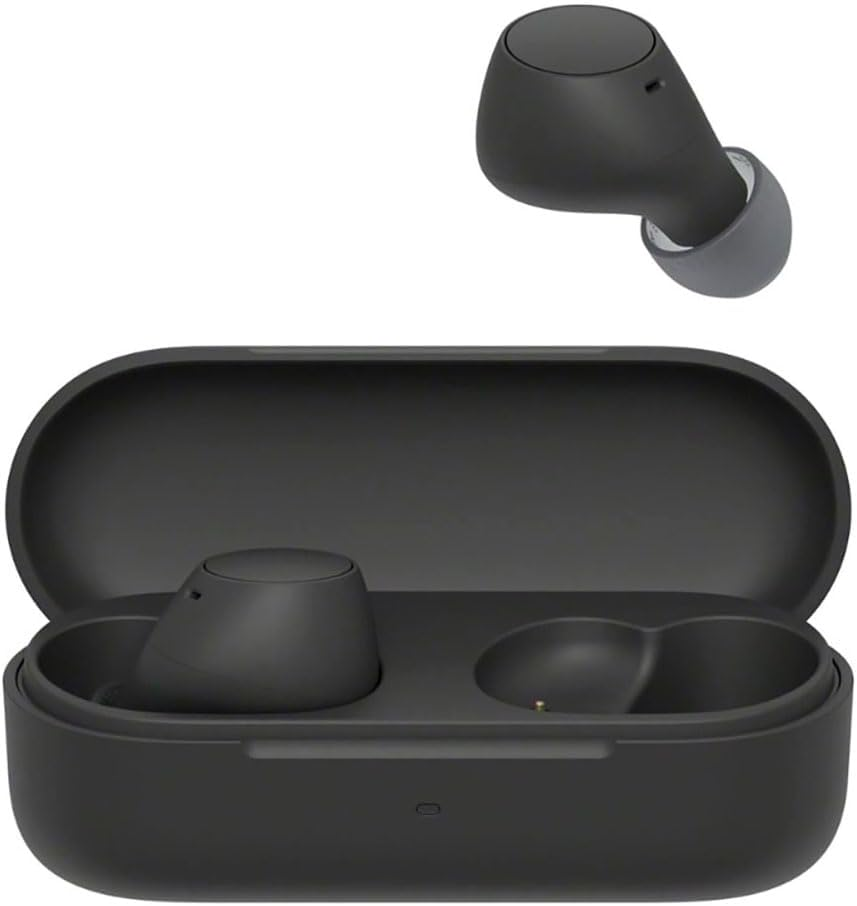 Sony WF-C510 Truly Wireless Earbuds &ndash; Small, Light, Bluetooth in Ear Headphones with Multipoint Connection, Ambient Sound, IPX4 Rating, Spotify Tap, Quick Charge, 22 HR Battery, Ios & Android - Black
