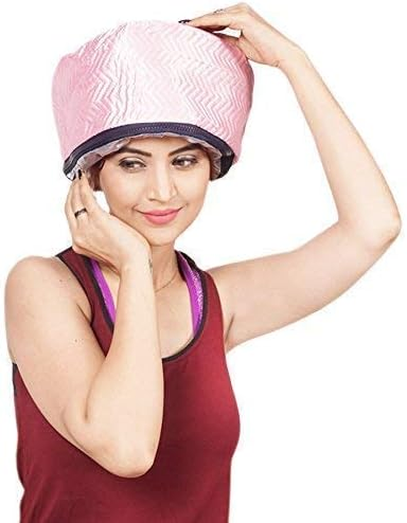 Theodore Hair Care Thermal Head Spa Cap Treatment with Beauty Steamer Nourishing Heating Cap - Pink image number 3