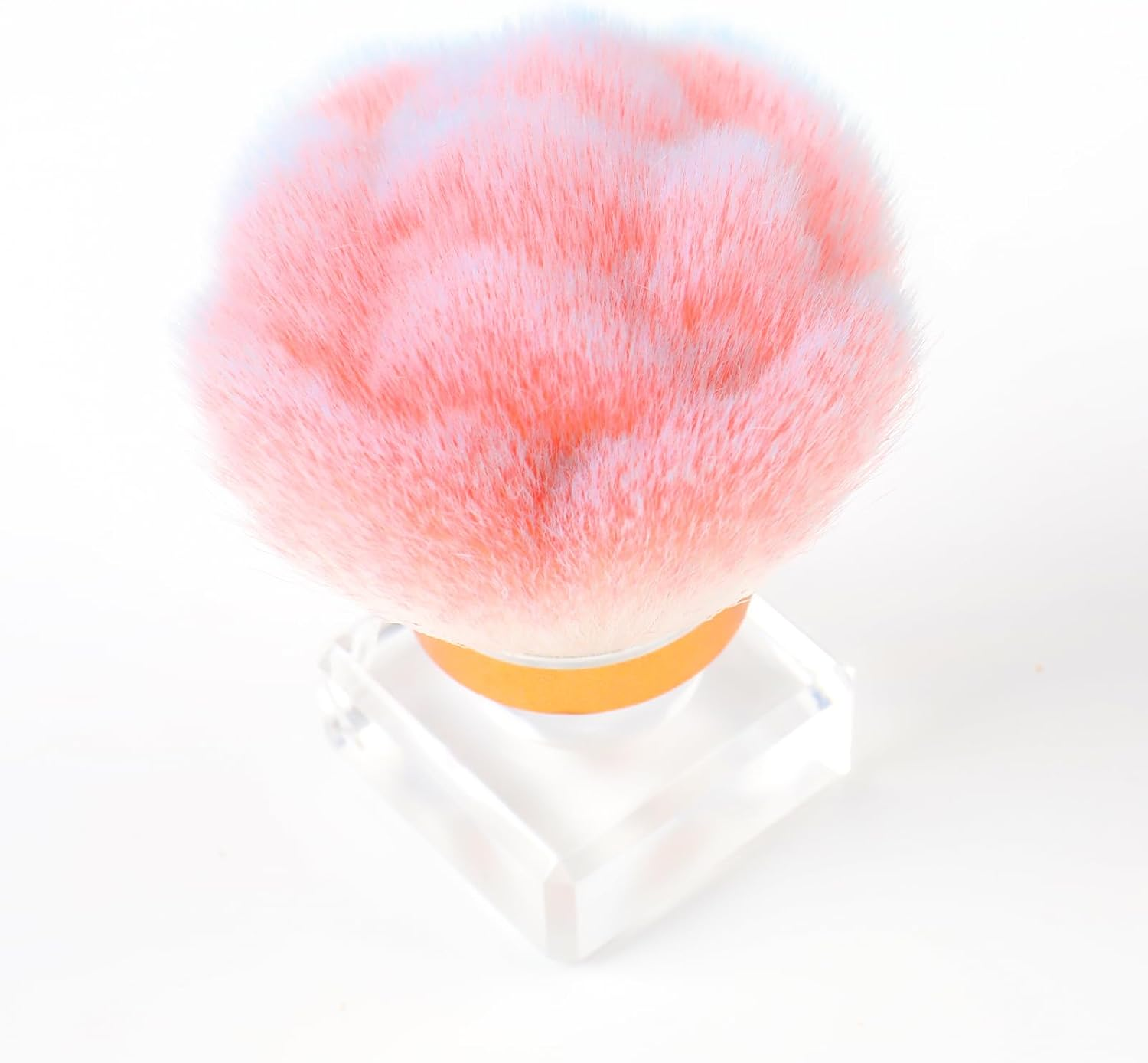 ANGNYA Nail Dust Brush for Acrylic Nails, Pink Rose Soft Brush Nail Art Dust Powder Remover Makeup Brushes Manicure Brush Clean up Tools Nail Art Brush image number 4