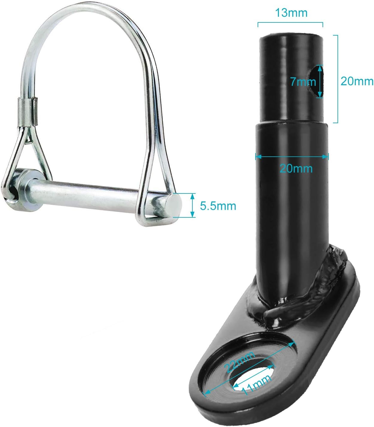 Bike Trailer Hitch Connector for Baby Pet Grocery Tranport Connector Cycling Adapter GTRH image number 6