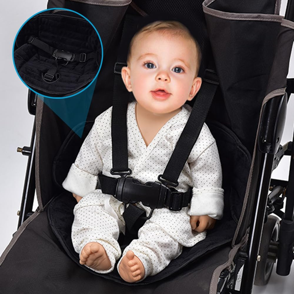 Car Seat Protector Car Seat Saver Stroller Potty Pad Baby Car Seat Cover Car Seat Waterproof Liner for Potty Training Prevent Leaking (Black) image number 3