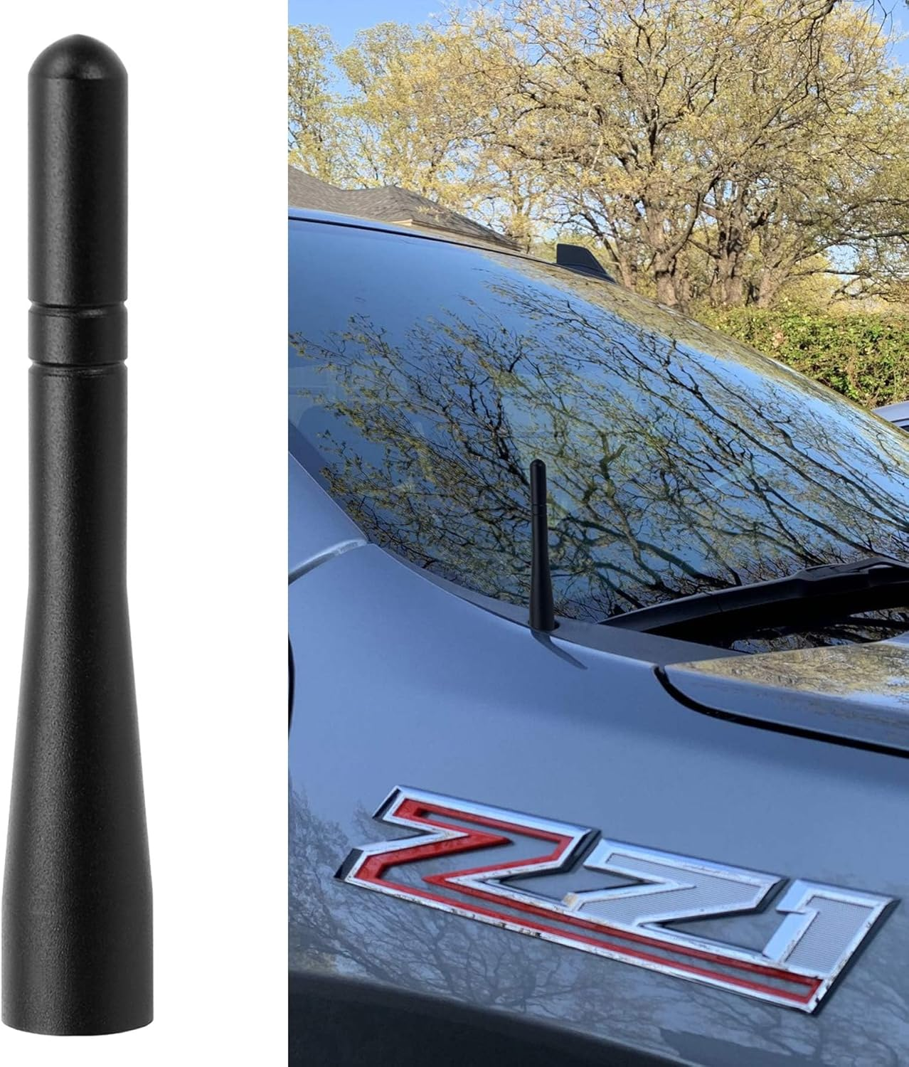 Bingfu Vehicle Short Antenna Mast Car Truck Mini Antenna Replacement for Heavy Duty Truck image number 5