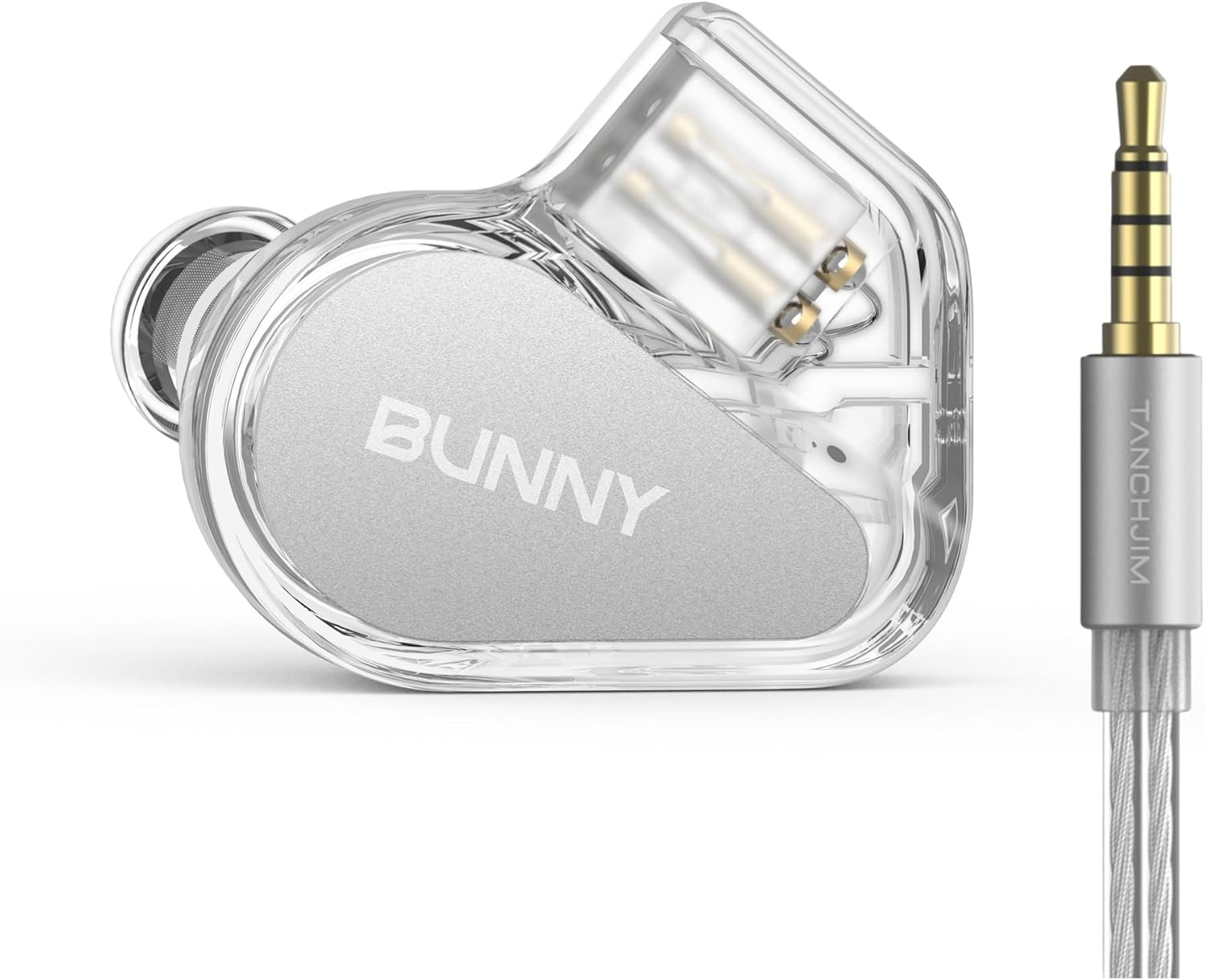 TANCHIJIM Bunny In-Ear Monitors Headphones Crystal Clear Sound and Style for Gamers and Audio Enthusiasts (3.5Mm with Mic) image number 1