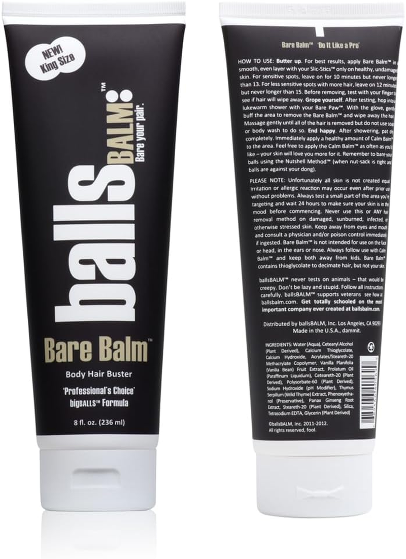 The Bare Pair King Kombo - Body Hair Management System (W/Exfoliating Glove)