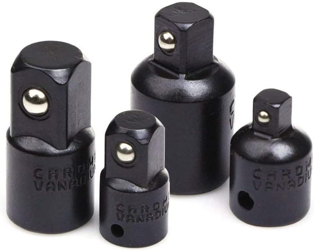 Yakamoz 4PCS Cr-V Impact Socket Adapter and Reducer Set for Impact Driver Ratchet Docket Extentsion Conversion Tool image number 3