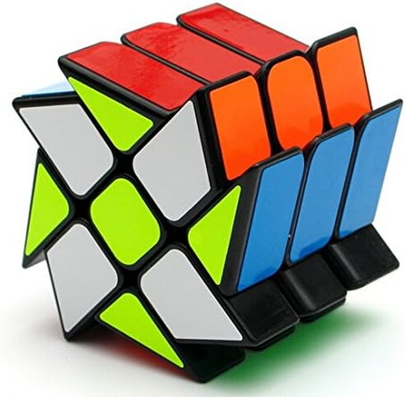 Cuberspeed YJ Windmill Magic Cube 3X3 Black YJ Wheel Fenghuolun 3X3X3 Speed Cube Puzzle