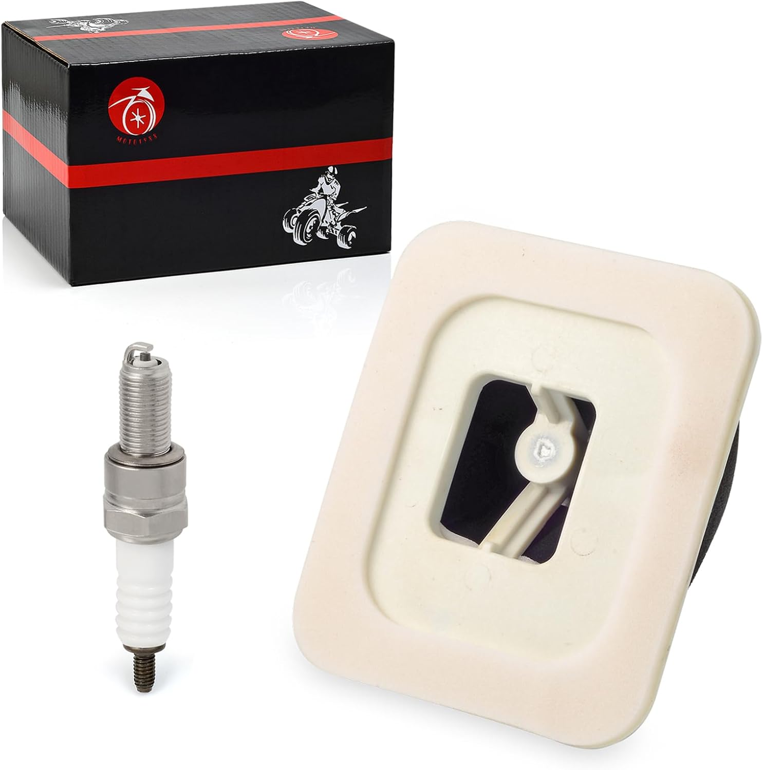 Air Filter Element Assembly & Spark Plug for YAMAHA TTR125 TTR-125 E L LE 2000-2024 5HP-14450-00-00 image number 2