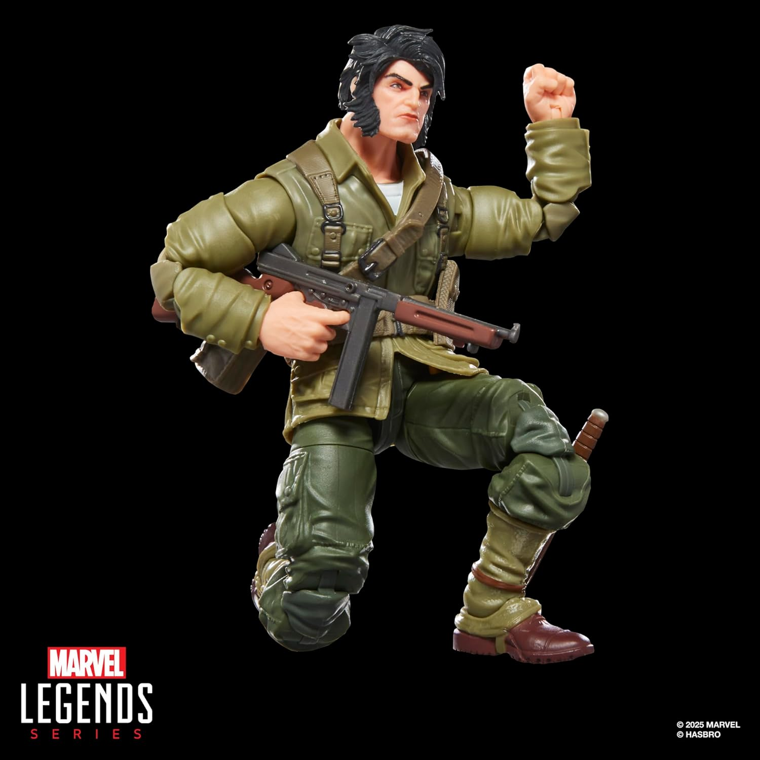 Marvel Legends Series Wolverine (WWII Logan), X-Men Comics Collectible 6-Inch Scale Action image number 1