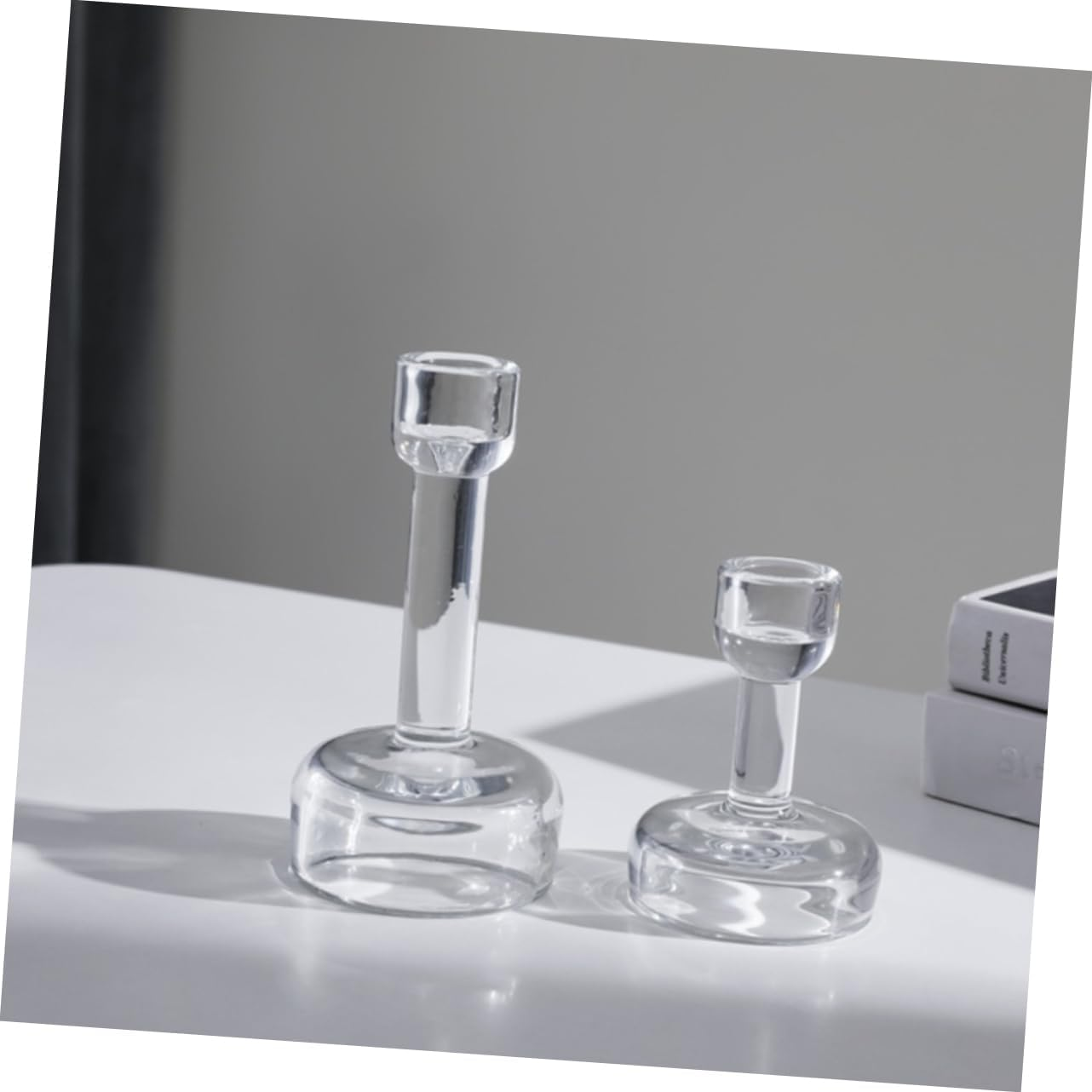 BIUDECO 2Pcs Vintage Candle Holders Elegant Tealight Holders for Weddings and Home Decor Romantic Centerpieces for Dinner Parties Candle Containers image number 1