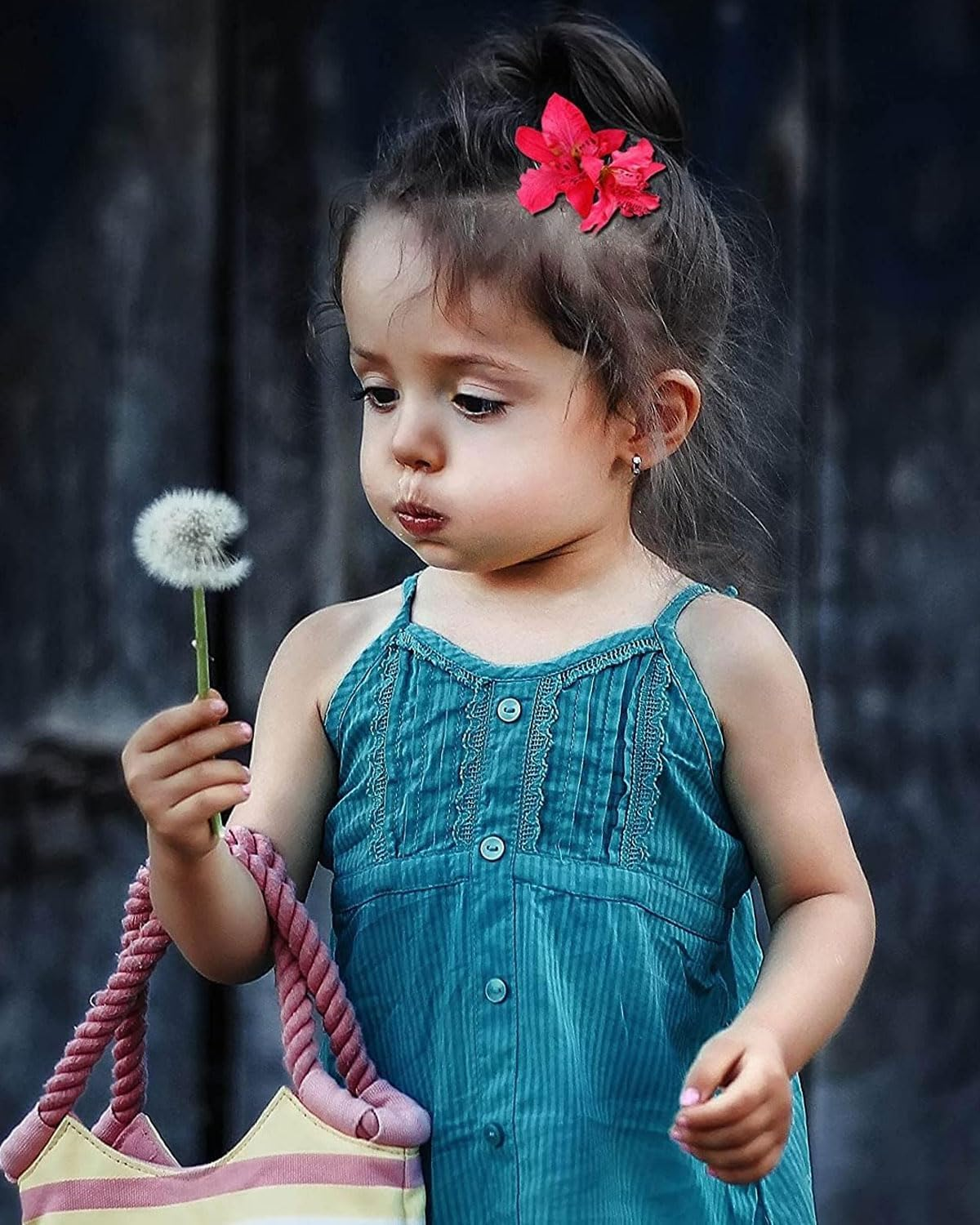 Zeayebsr Pack of 10 Hawaiian Flower Hair Clips, Plumeria Hibiscus, Foam Hair Clip for Women, Flower Hair Clip, Artificial Flower Clips for Summer Beach Holiday Outfit Bridal Wedding Party image number 1