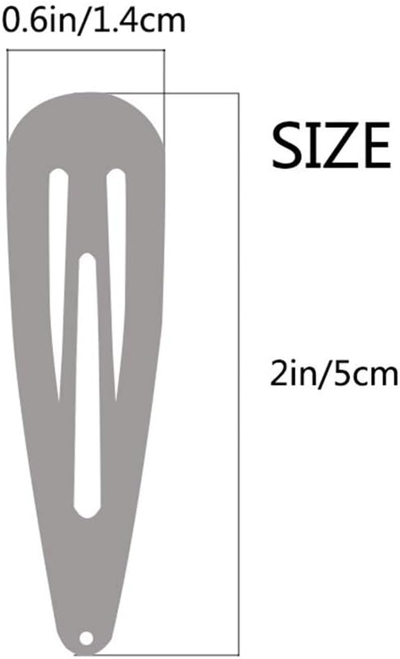 Volksrose Girls Cute BB Clip,150Pcs/Set 5Cm Mixed 30 Colors,Metal Snap Hair Clips,Lovely Kids Barrettes,Girls Hair Clip,Women Hair Accessories image number 6