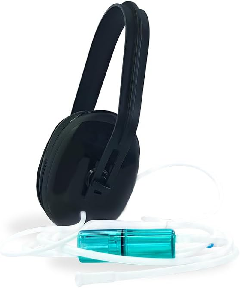 Unosuich Hydrogen Inhalation Ear Mask - for Tinnitus & Hearing Support, 29Db Noise Reduction, Breathable Ear Cups, Universal Fit for H2 Generator Machine