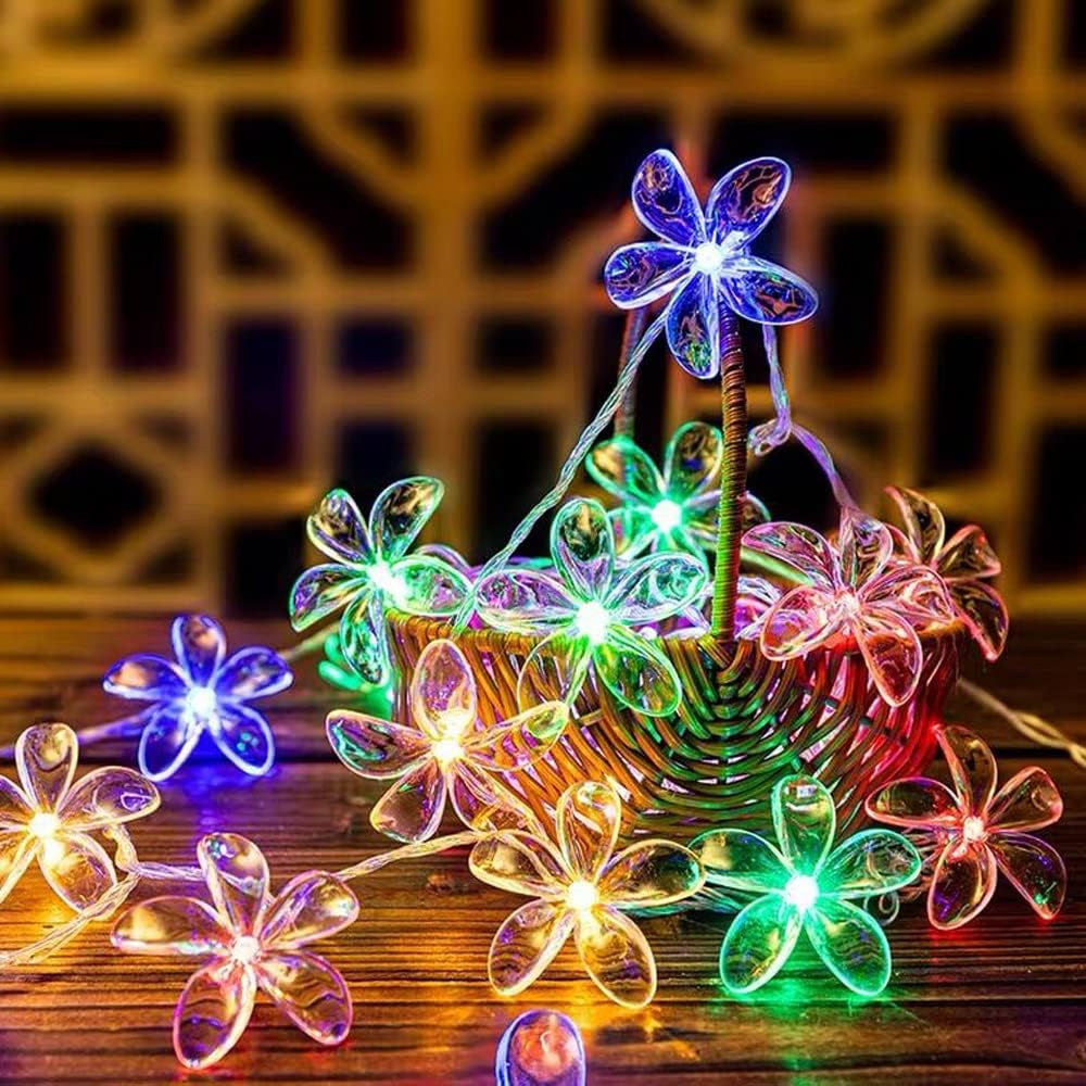 Fielegen 20 LED Butterfly String Lights, 9.84Ft/3 Meter Battery Powered Purple Butterfly Fairy Lights for Home Bedroom Indoor Outdoor Garden Wedding Party Holiday Summer Decoration