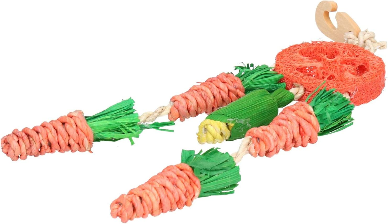 Boredom Breaker Carrot Dream Catcher for Small Animals, Clear image number 2