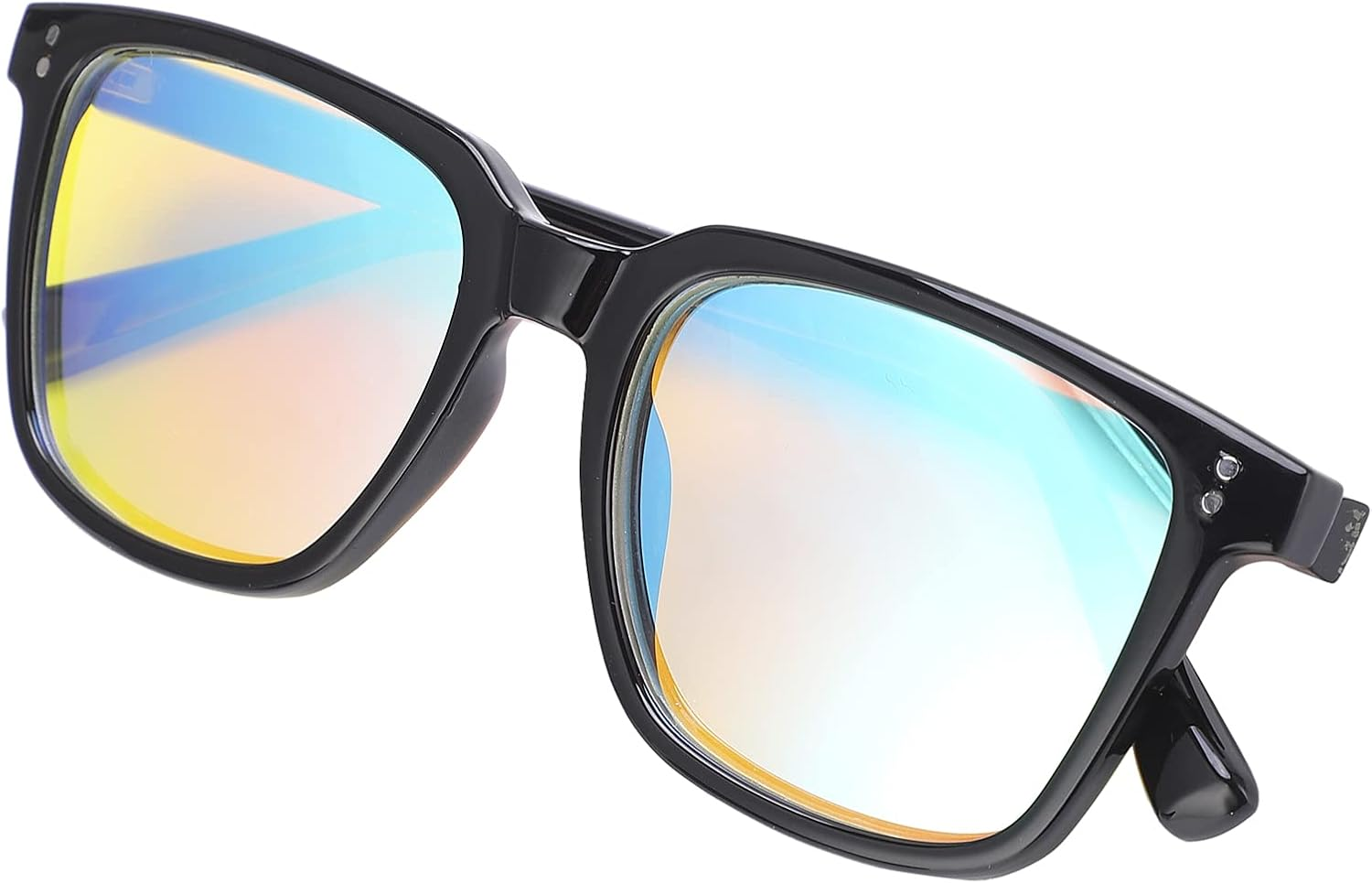 Color Blind Glasses, Full Frame UV400 Waterproof Red Green Colorblind Glasses, Colorblindness Correction Glasses for Men/Women, High Contrast Blind Correcting Glasses with Storage Case image number 6