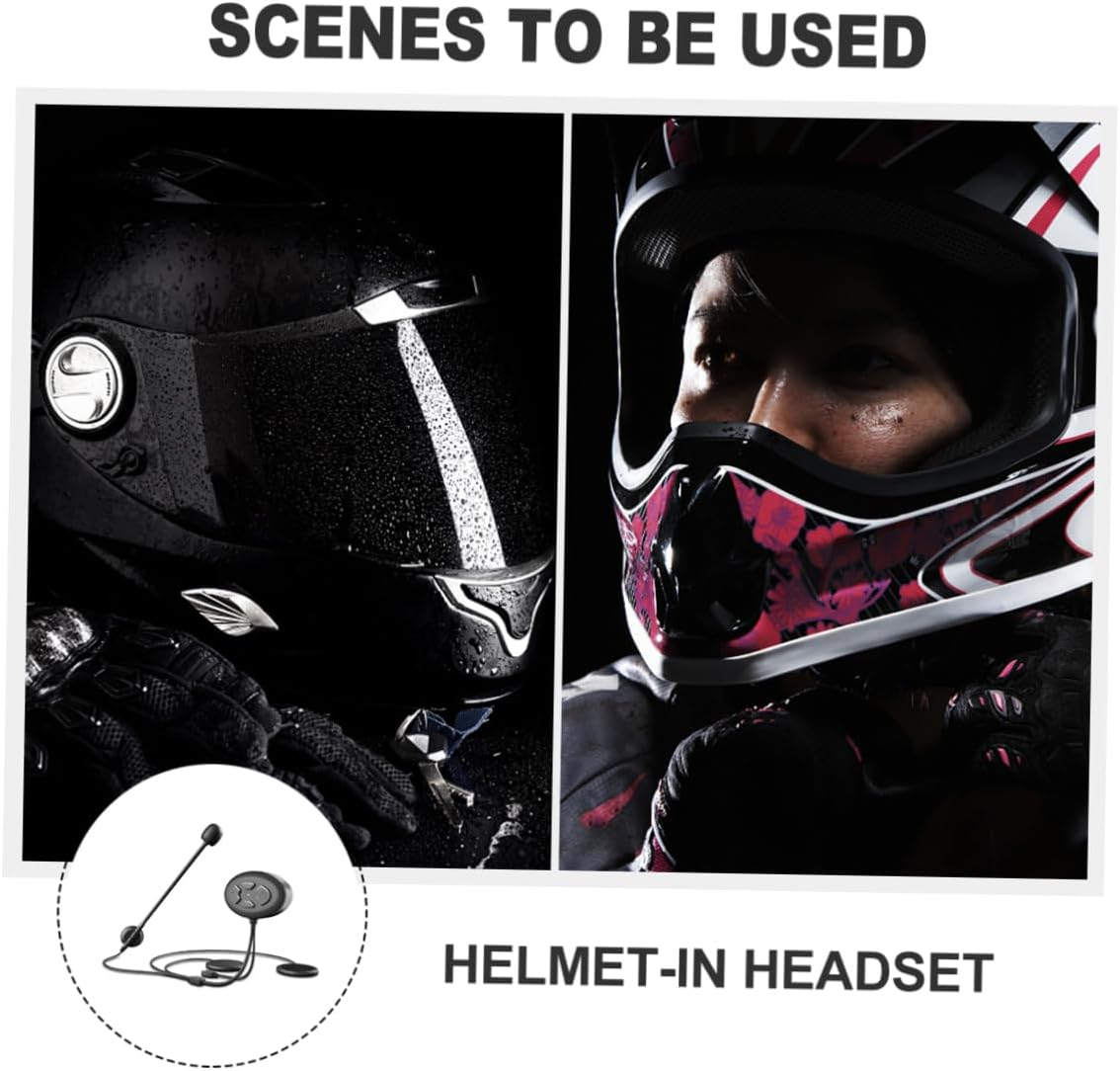 Jojofuny Dk11 Motorcycle Helmet Headset Wireless Earphone Ip54 Waterproof Riding Headset Compatible Outdoor Motorbike Riding image number 6