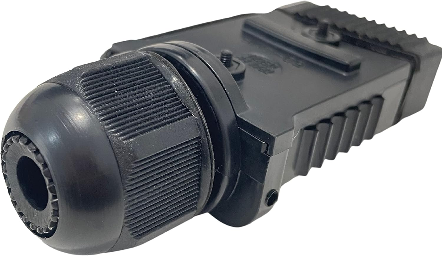 Trailer Vision 50 Amp Anderson Connector Cover Assembly with Rubber Dust Cap & LED - Protective Sleeve for SB50 Anderson Plugs Quick Connect System for Caravans Trailers Trucks Ute 4WD - 50A Black