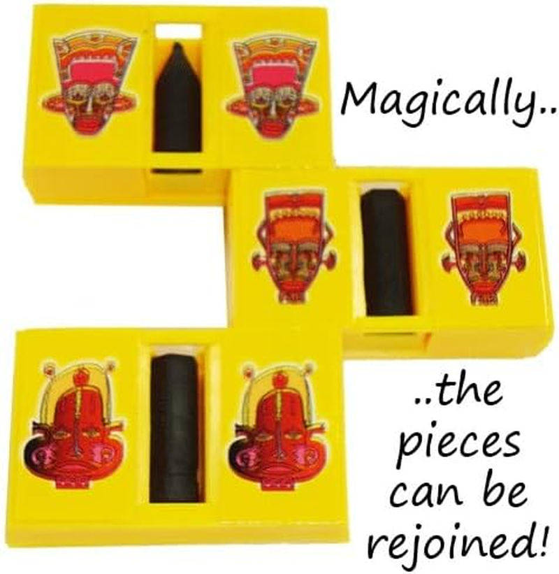 Milesmagic Magician'S Zig Zag Pencil | Close up Classic Cut & Restore Gimmick | Real Magic Trick for Kids Show, Street, or Stage Performance image number 3