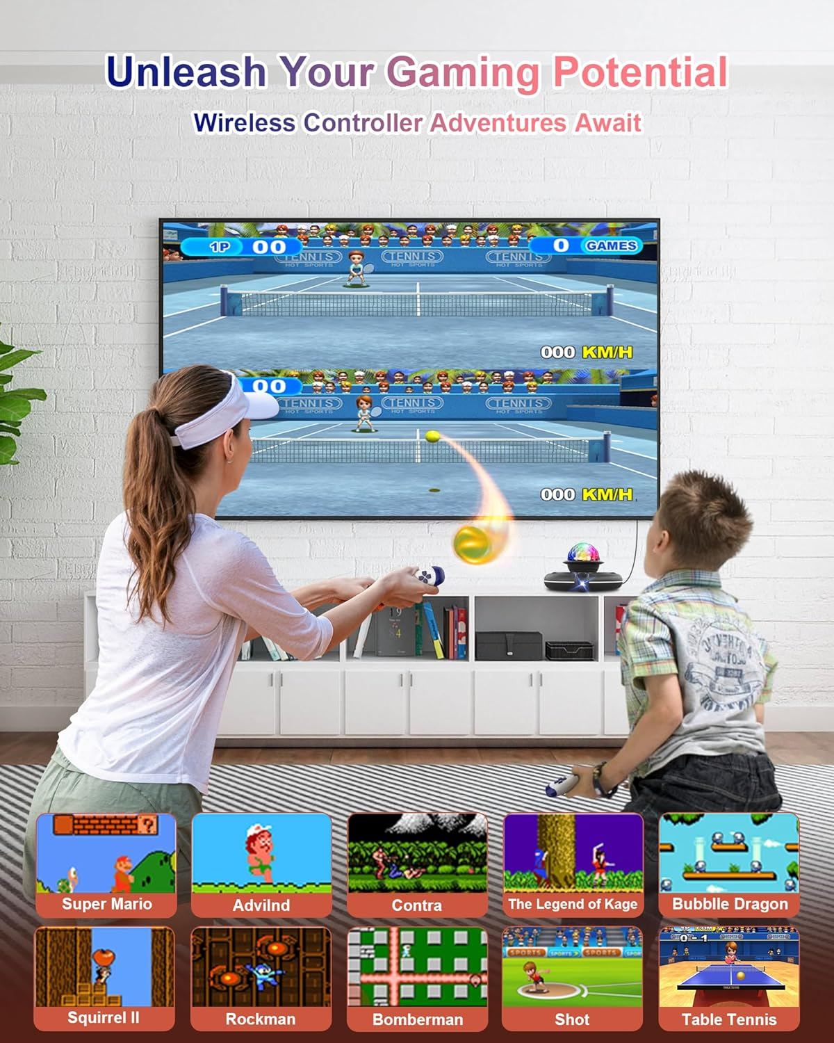 Acelufly Dance Mat - Dance Mats for TV with Camera, Non-Slip Play Mat with 2 Wireless Handles & Colourful Disco Ball, Dance Cushion Game for Kids and Adults, Boys, Girls - Pink image number 6