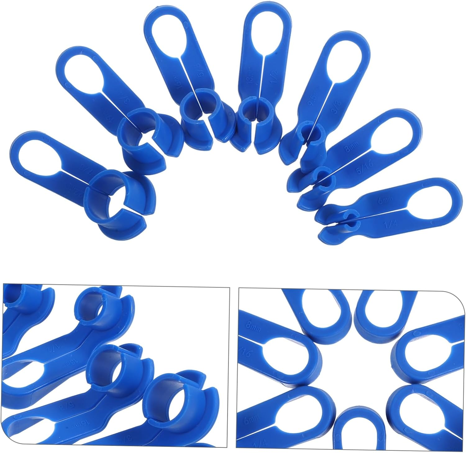 SOESFOUFU 7Pcs Fuel Line Disconnect Tool Set for Cars Quick Disconnect for Ac Fuel Filters Transmission Lines Sturdy Automotive Engine Tools image number 6