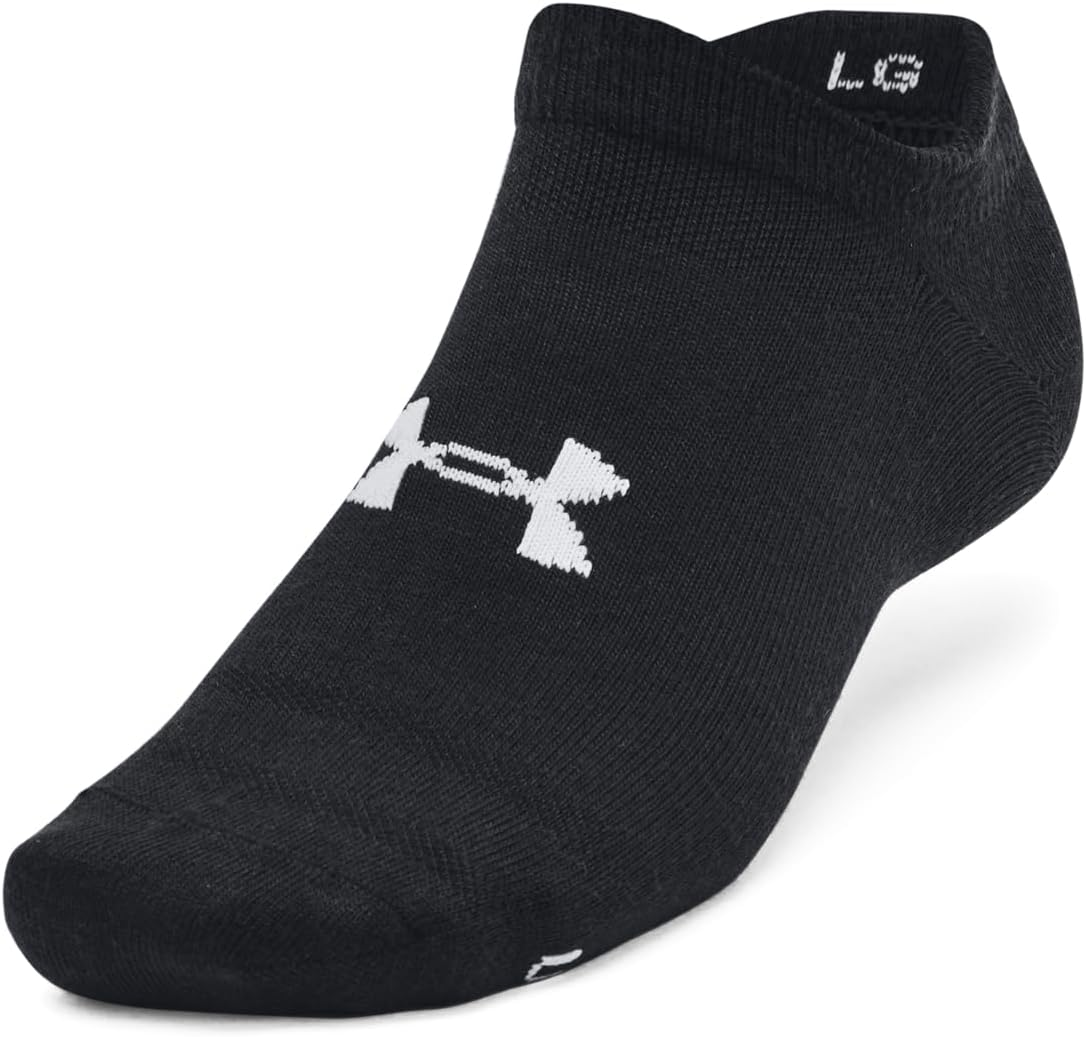Under Armour Unisex Essential No Show 6Pack Socks
