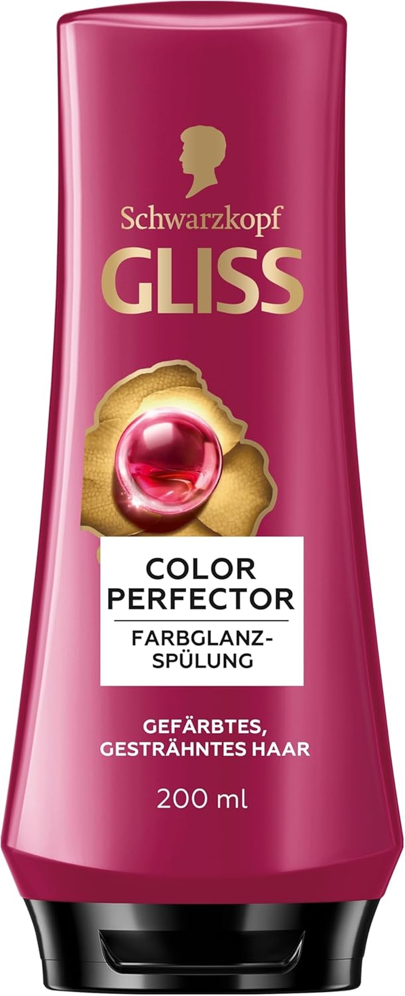 Gliss Color Perfector Conditioner (200 Ml), Conditioner with Hyaluronic Complex & Cranberry Extract for Highlighted & Dyed Hair Provides Colour Protection and Radiant Colour Shine image number 1