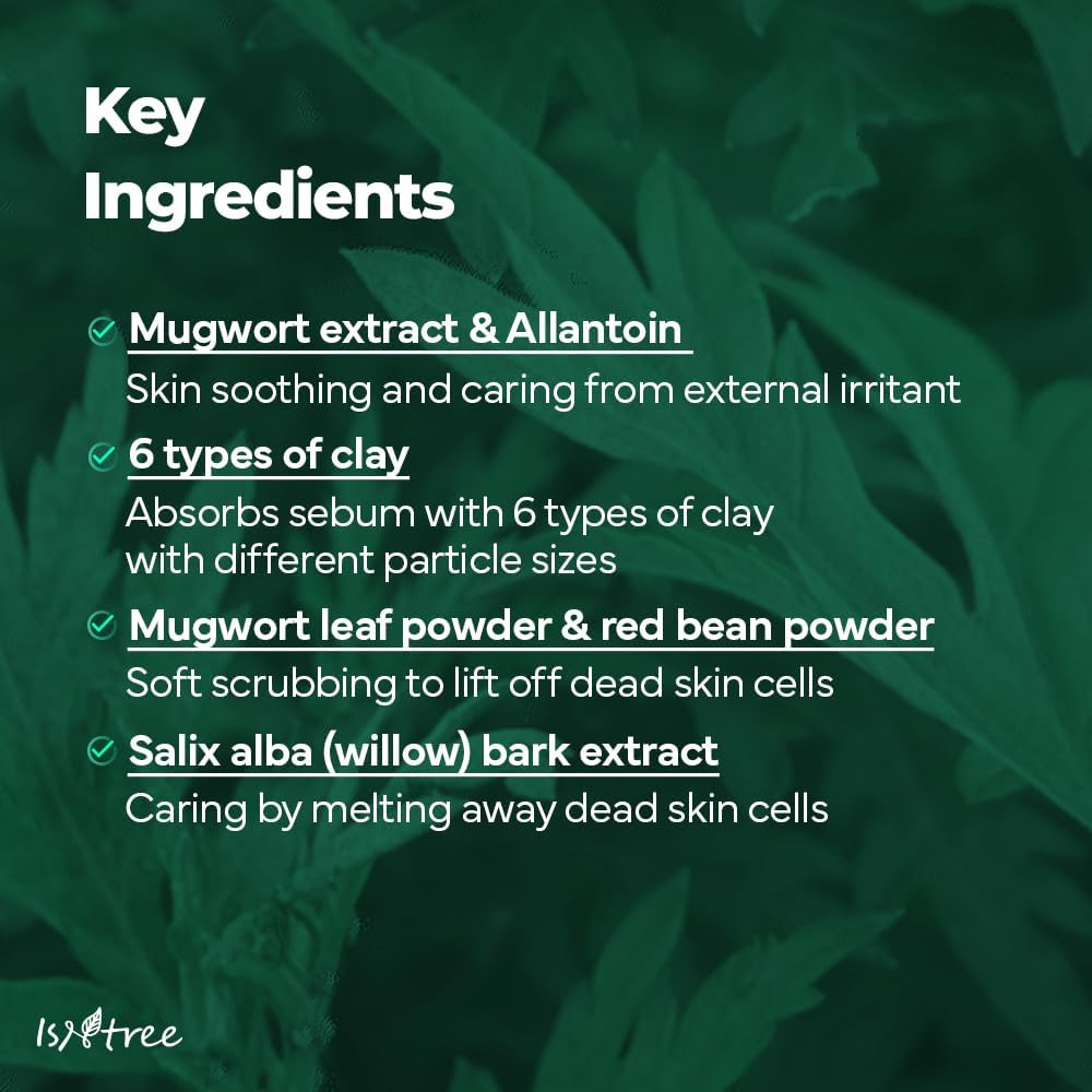 Isntree Mugwort Calming Clay Mask 100 Ml image number 3