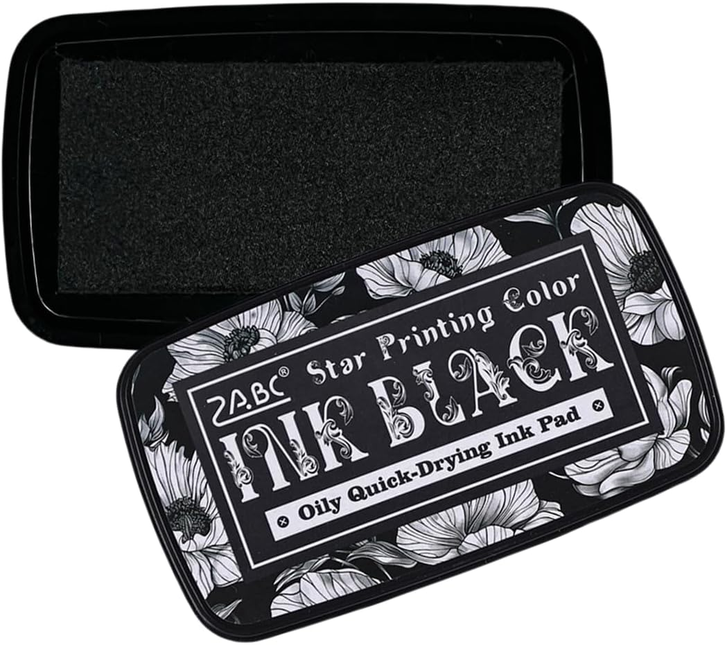 Sgphrzlt Washable Stamp Pads, Craft Ink Pads for Rubber Stamps, Finger Embossing Pigment Ink Pads for Stamping, Perfect for Scrapbook Card Making & DIY Projects, Red